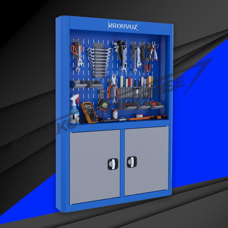 Особенности инструментального шкафа настенного для мастерской KronVuz Box 5002 Особенности инструментального шкафа настенного для мастерской KronVuz Box 5002