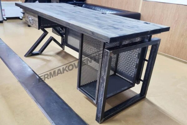 Индустриальный письменный стол KronVuz ModStyle MK-S-01 Индустриальный письменный стол KronVuz ModStyle MK-S-01