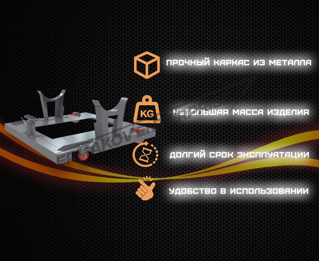 Преимущества подставки для установки и разборки коробок передач 05.Т.042.03.300 Преимущества подставки для установки и разборки коробок передач 05.Т.042.03.300