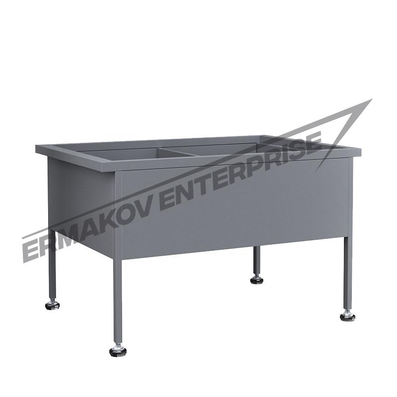 Ванна двухсекционная для промывки фильтров В-ПФ-01 Ванна двухсекционная для промывки фильтров В-ПФ-01