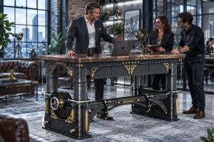 Офисный стол в стиле лофт KronVuz ModStyle Desk Офисный стол в стиле лофт KronVuz ModStyle Desk