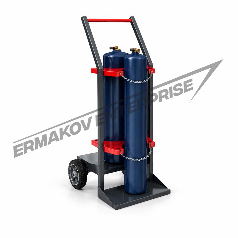 Тележка для газовых баллонов КРОН-ТГБ-02 Тележка для газовых баллонов КРОН-ТГБ-02